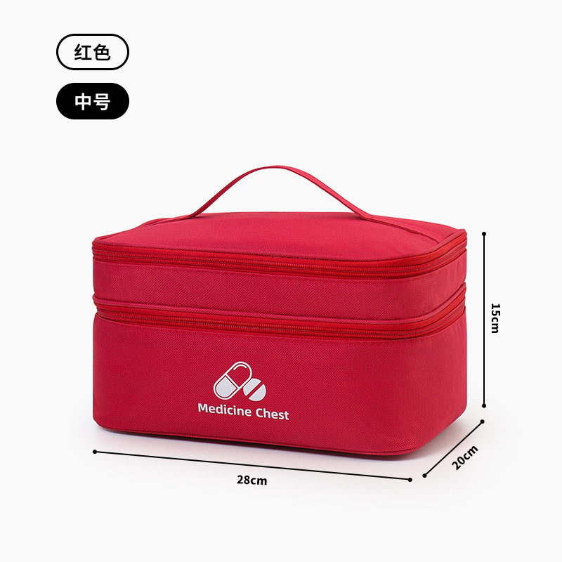 Outdoor First Aid Kit – Large Capacity Travel Medicine Bag
