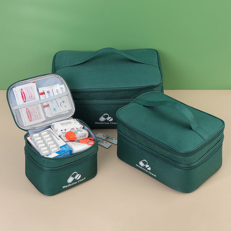 Outdoor First Aid Kit – Large Capacity Travel Medicine Bag