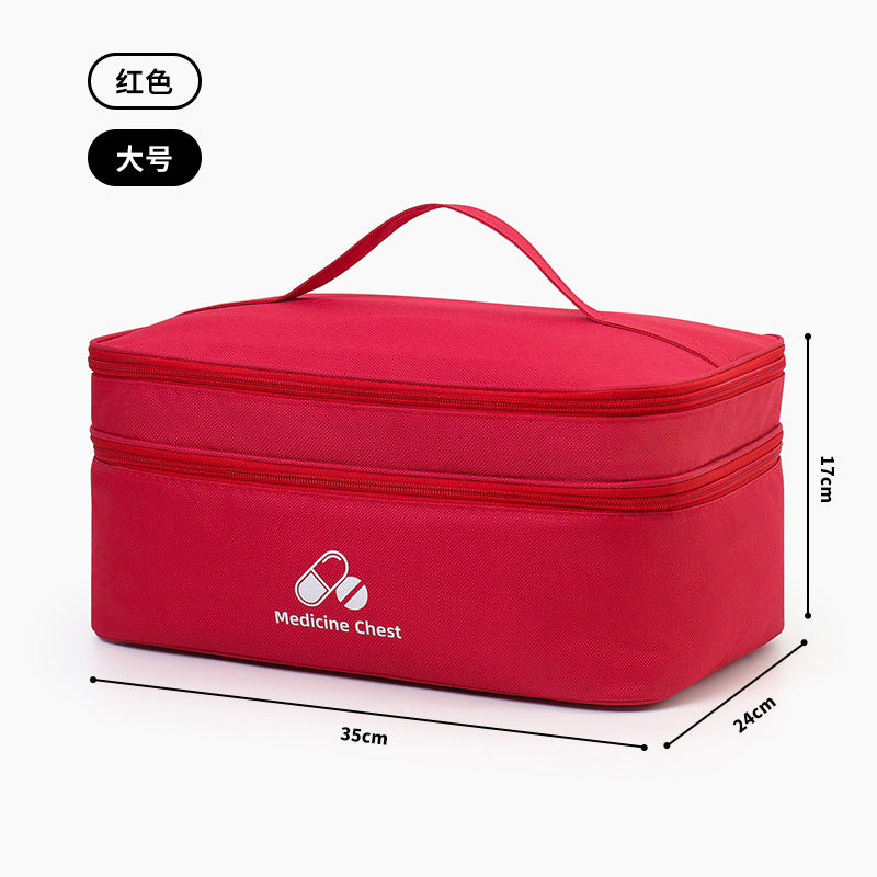 Outdoor First Aid Kit – Large Capacity Travel Medicine Bag
