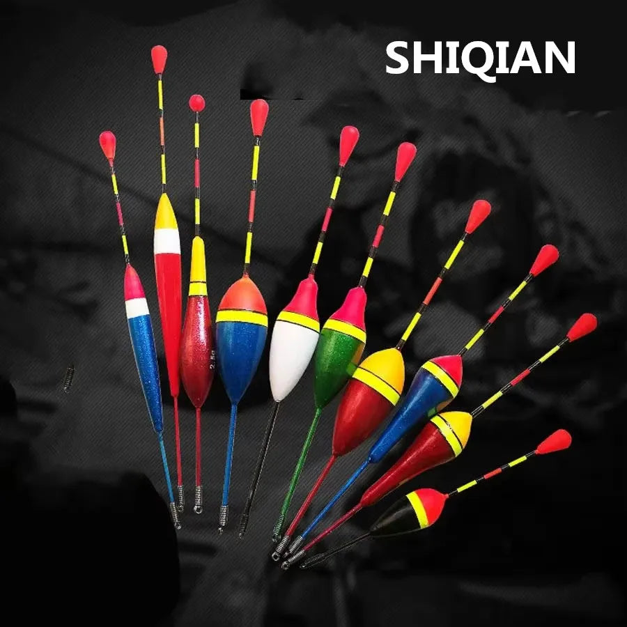 10Pcs/Lot Promotion Fishing Floats Set Mix Size Color Foam Float Buoy Bobber for Fishing Accessories Fishing Gear Fishing Tackle