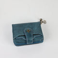 Women's short European and American fashion buckle wallet zipper coin purse