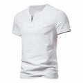 Mens T Shirt Pure Color V Collar Short Sleeved Tops Tees Men T-Shirt Black Tights Man T-Shirts Fitness For Male Clothes