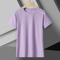 Women Reflective Running T-Shirt - High Elastic Breathable Quick-Dry Ice Silk Sport Top for Summer, Cool Short Sleeve Active Tee