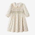 AS SS26 meadow collection pale yellow floral shabbos girls smocking dress pinstripe boys familly match clothes