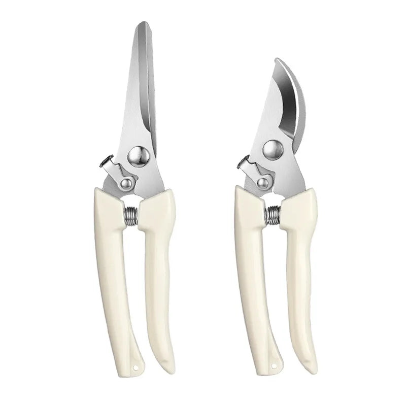 Garden Shears Pruning Scissors Gardening Tools Pruners for Flower Bushes Fruit Tree Plant Clippers for Florist Yard and Orchard