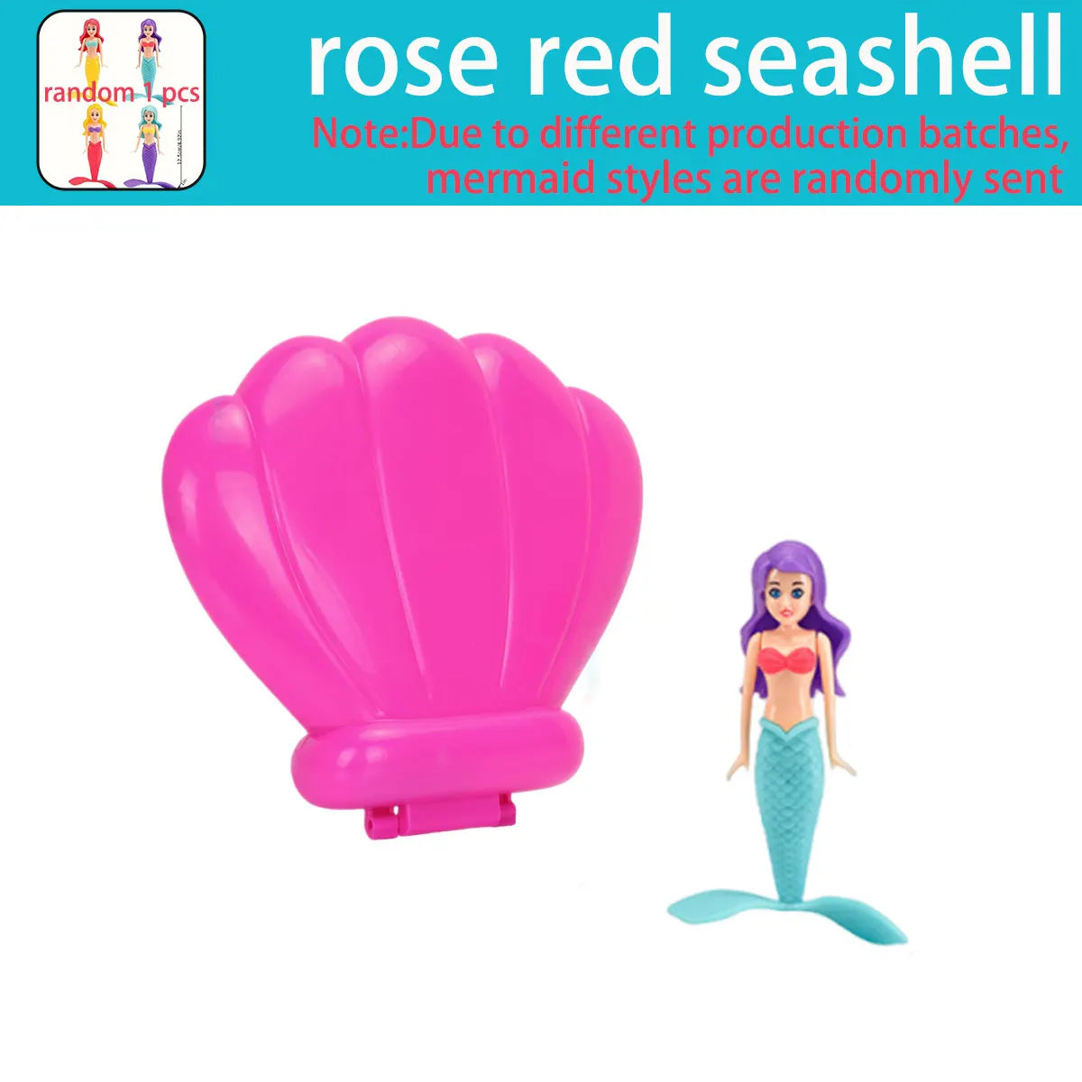 Mermaid Bath Toys with/no Shell Floats Children Play Water Toys in Summer Swimming Pool Adult  Float Game Gift