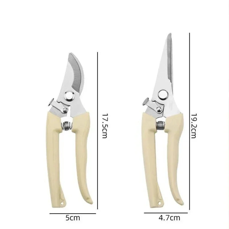Garden Shears Pruning Scissors Gardening Tools Pruners for Flower Bushes Fruit Tree Plant Clippers for Florist Yard and Orchard