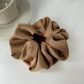 Women Silk Satin Scrunchies Korean Ladies Girls Elastics Hair Band Ponytail Hold Hair Accessories