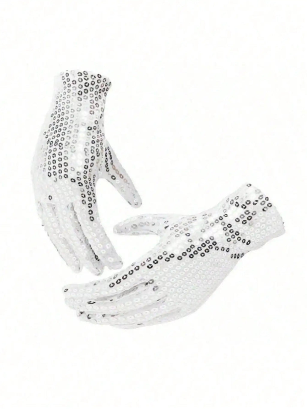 Michael Jackson Costume Accessories Set - Sequin Fedora Hat + Rhinestone Gloves + Aviator Sunglasses, Halloween Cosplay Party Dr