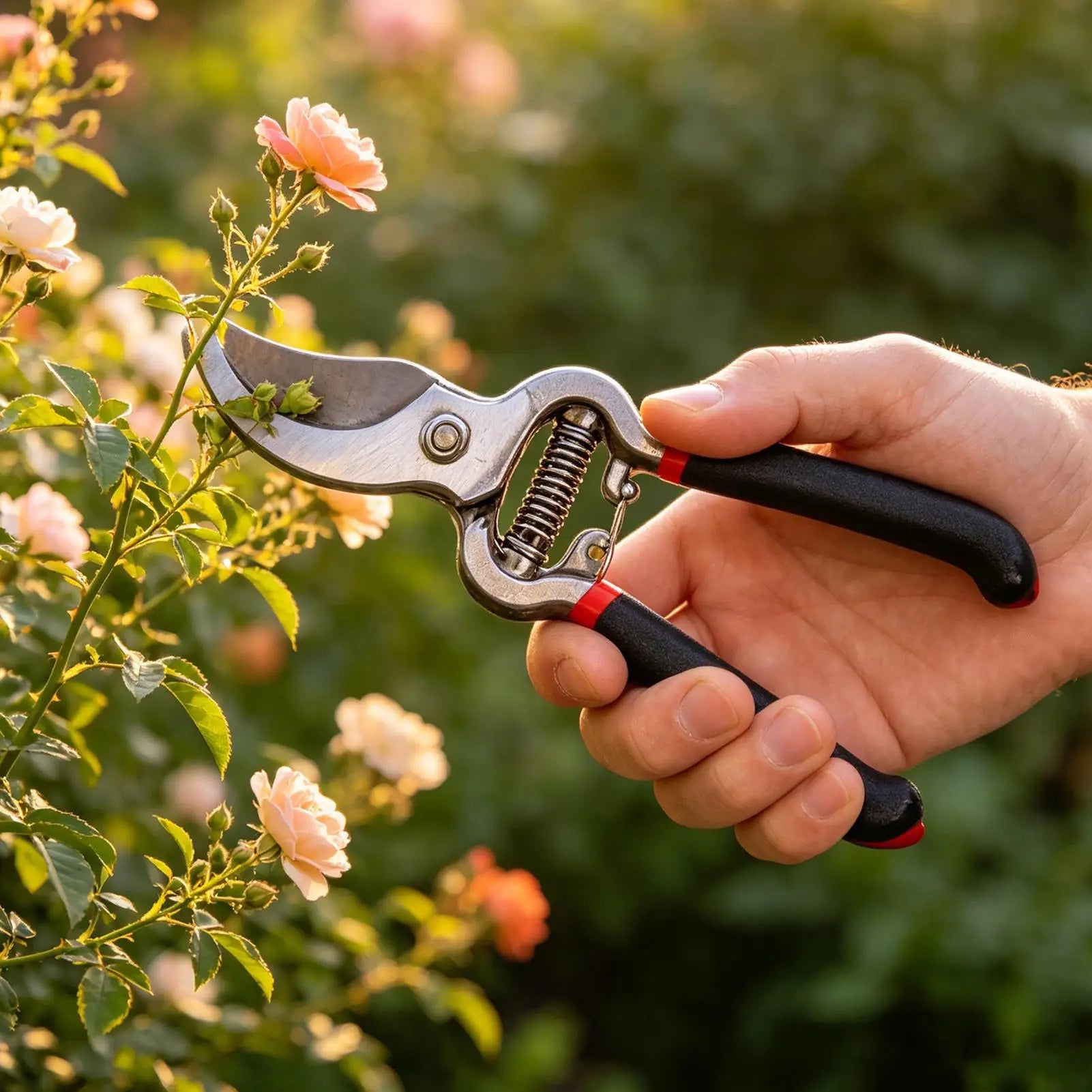 Garden Shears Handheld Flower Trimming Clippers Gardening Shears Labor-Saving Pruning Branches Cutting Scissors For Greenhouse