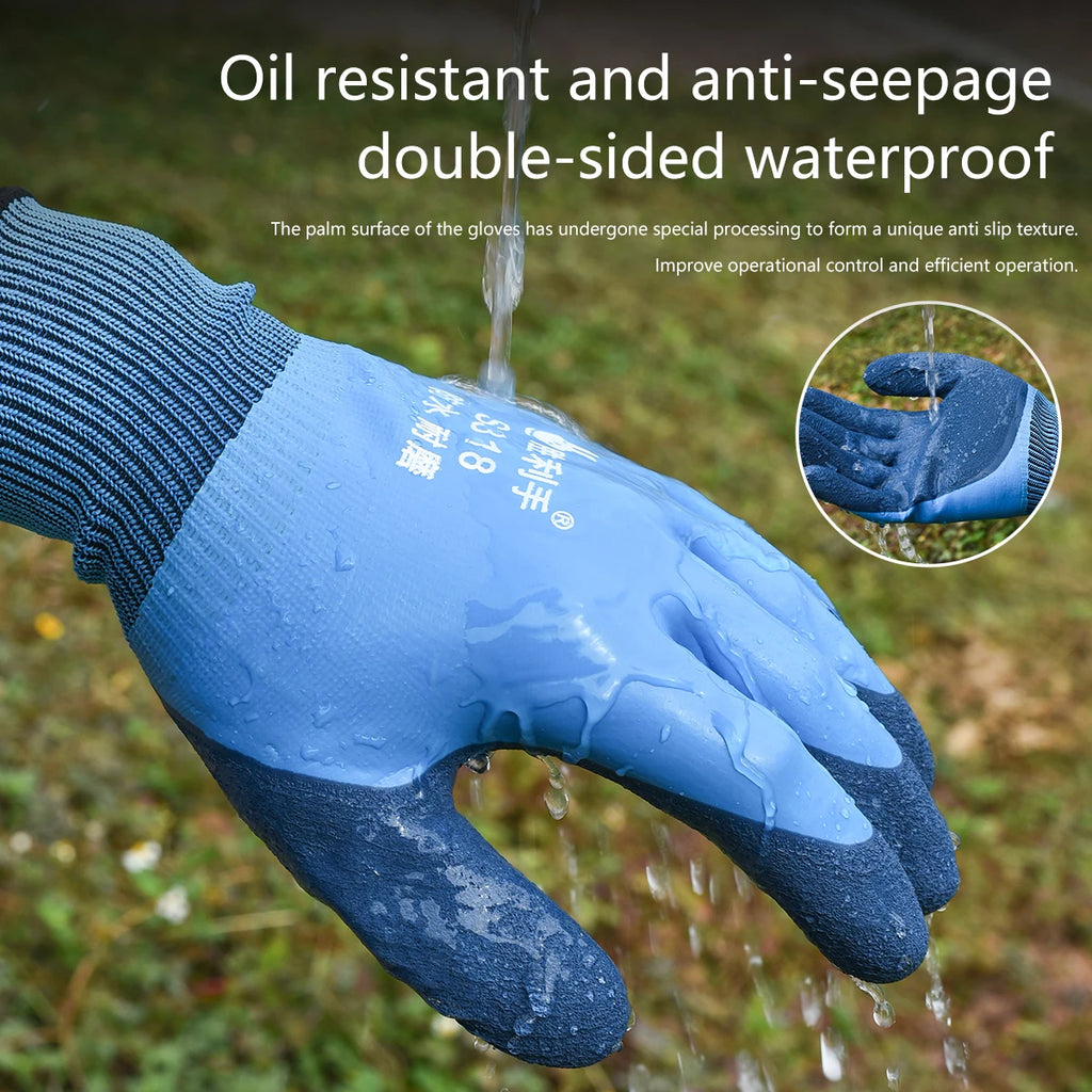 Garden Gloves with Breathable Gardening Work  Gardening Gloves, for Planting Puncture Resistant Garden Gloves Digging