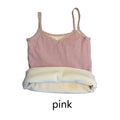 T-shirt Sleeveless Tops Women Winter Warm Underwear Solid Color Thermal Casual Nightwear Sexy Elasticity Female Thin Velvet