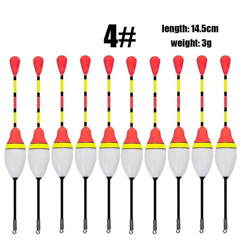 10Pcs/Lot Promotion Fishing Floats Set Mix Size Color Foam Float Buoy Bobber for Fishing Accessories Fishing Gear Fishing Tackle