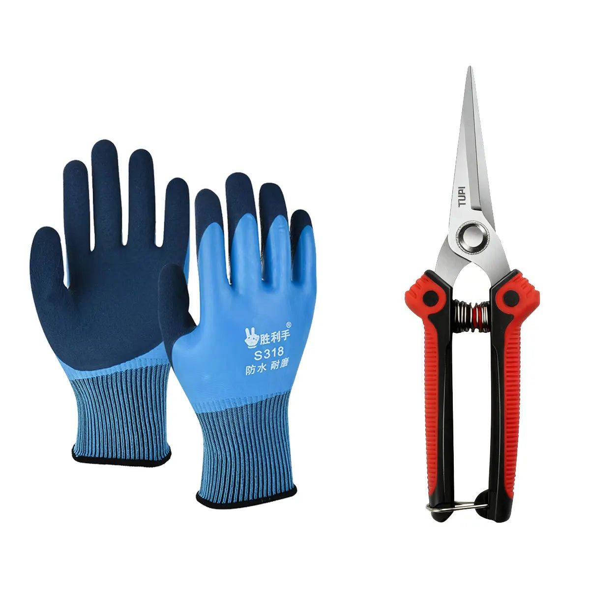 Garden Gloves with Breathable Gardening Work  Gardening Gloves, for Planting Puncture Resistant Garden Gloves Digging