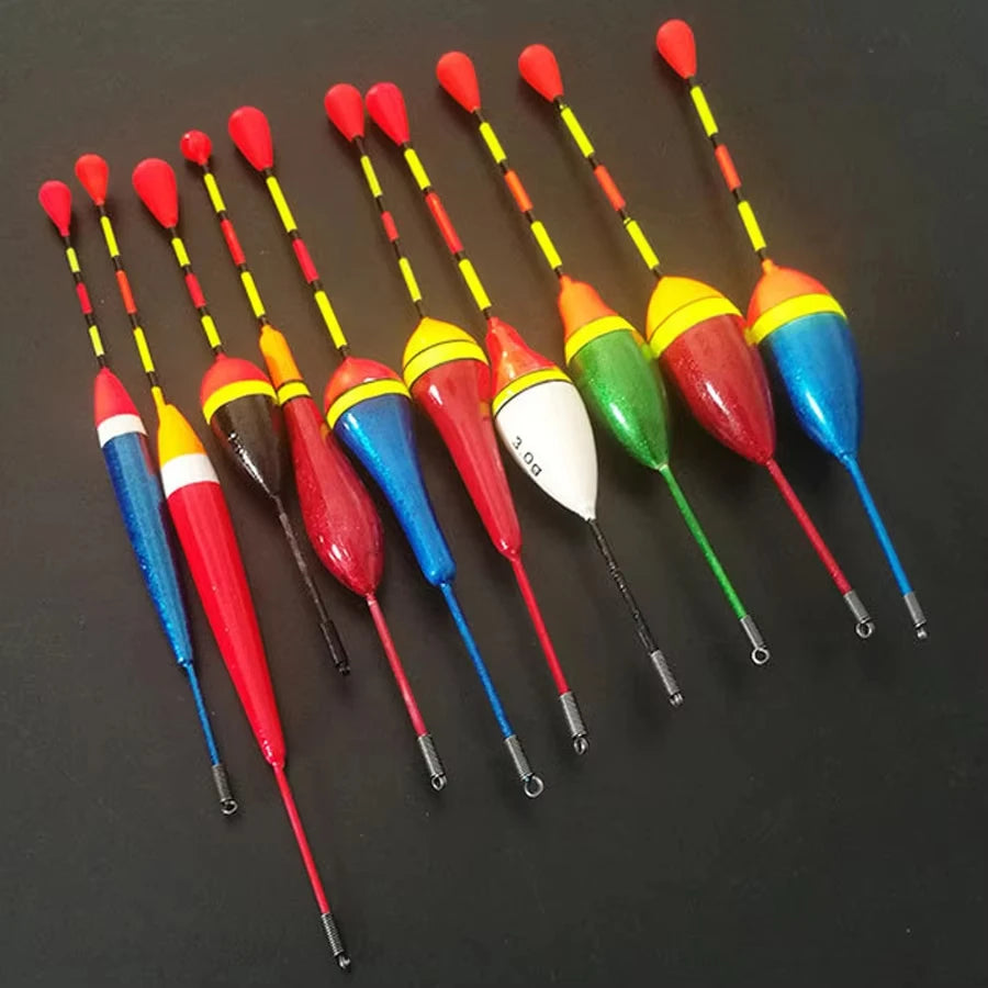 10Pcs/Lot Promotion Fishing Floats Set Mix Size Color Foam Float Buoy Bobber for Fishing Accessories Fishing Gear Fishing Tackle